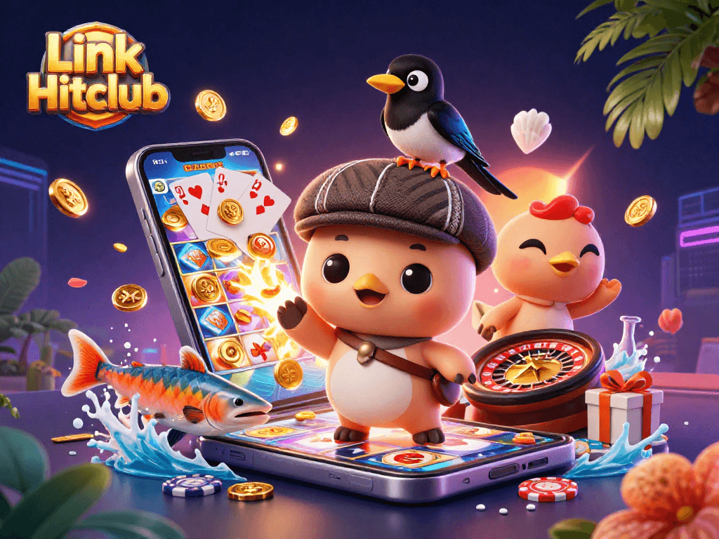 Engage with immersive gaming at Link Hitclub featuring playful casino vibes.