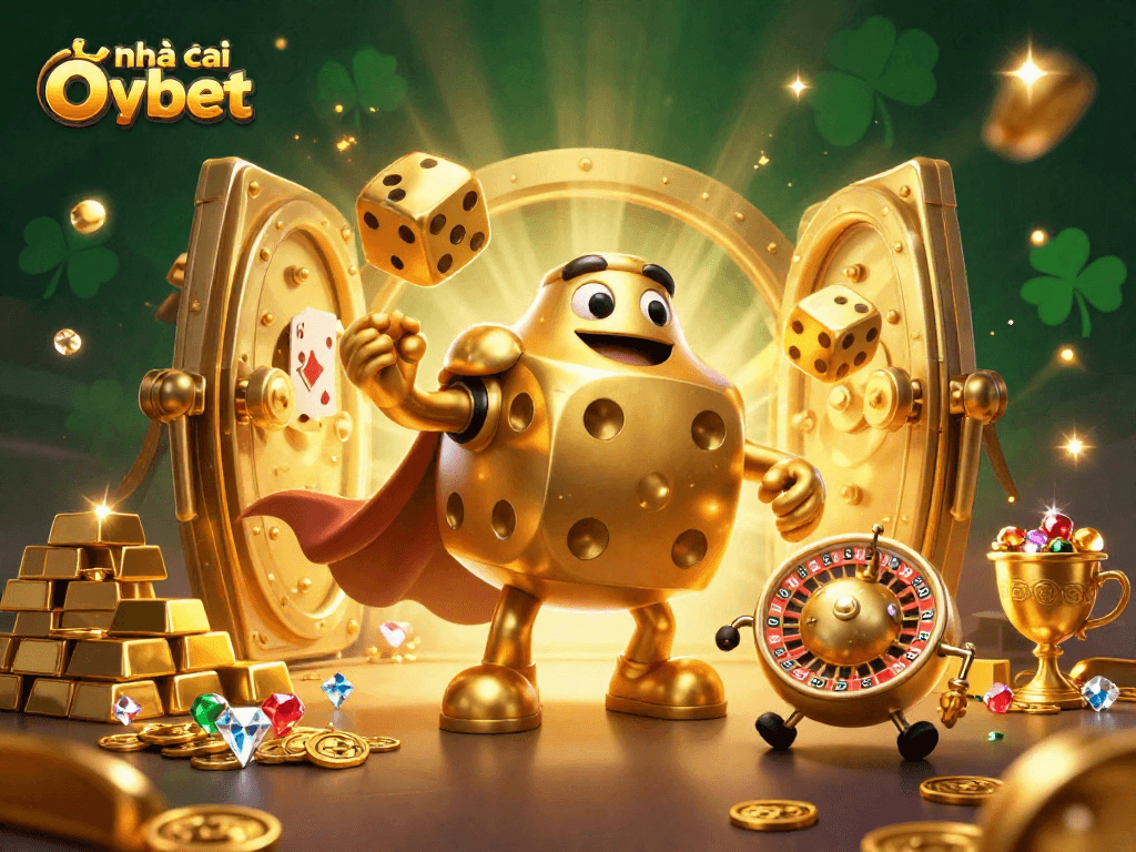 Engage with Nhà cái Oxbet in a vibrant, dynamic casino scene filled with excitement and winnings.