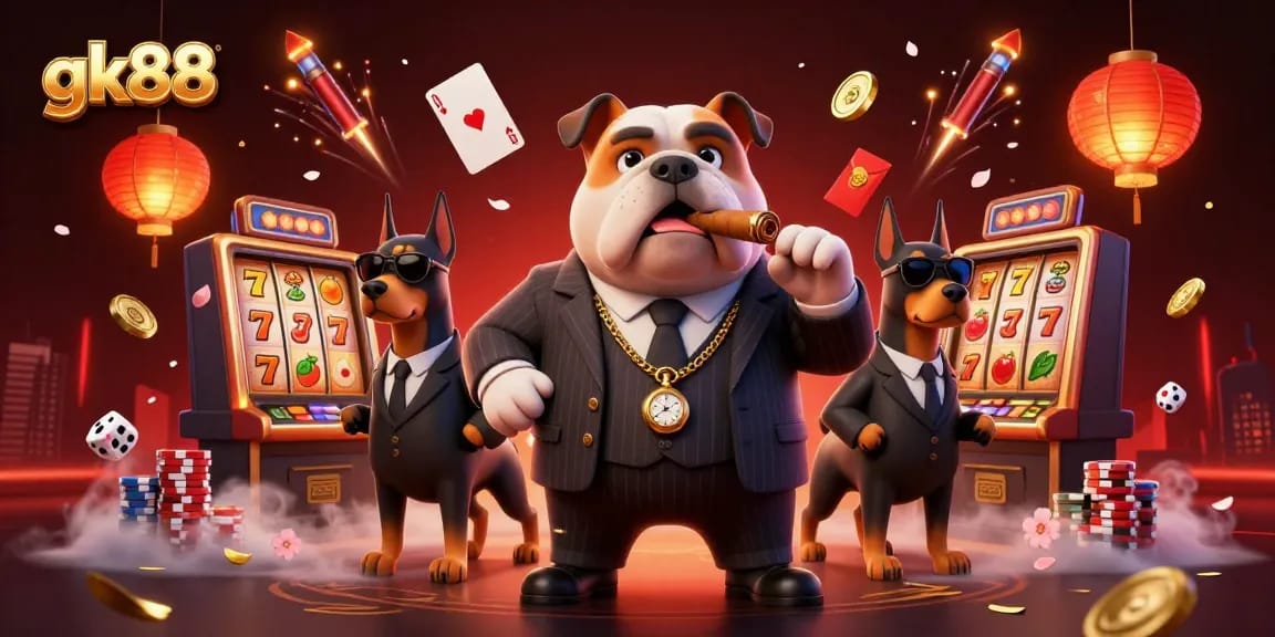 Experience gk88 thrilling casino vibes with cartoon characters and rich game elements
