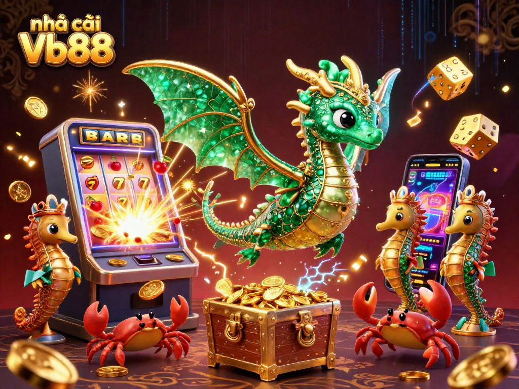 Experience thrilling wins at nhà cái Vb88 with rich casino games and vibrant illustrations.