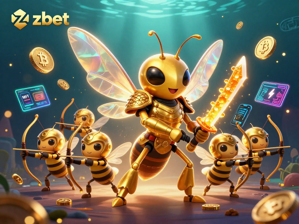 Experience thrilling zbet action in a vibrant casino scene featuring unique characters and dynamic elements.