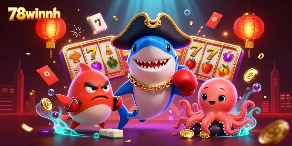 Immerse yourself in 78winnh's vibrant casino world with rich characters and exciting gaming elements.