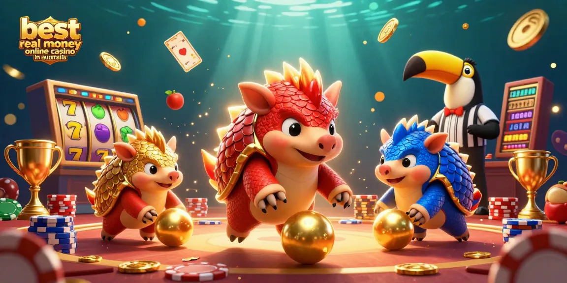 Play at the best real money online casino in Australia with dynamic casino elements and exciting rival pangolins.